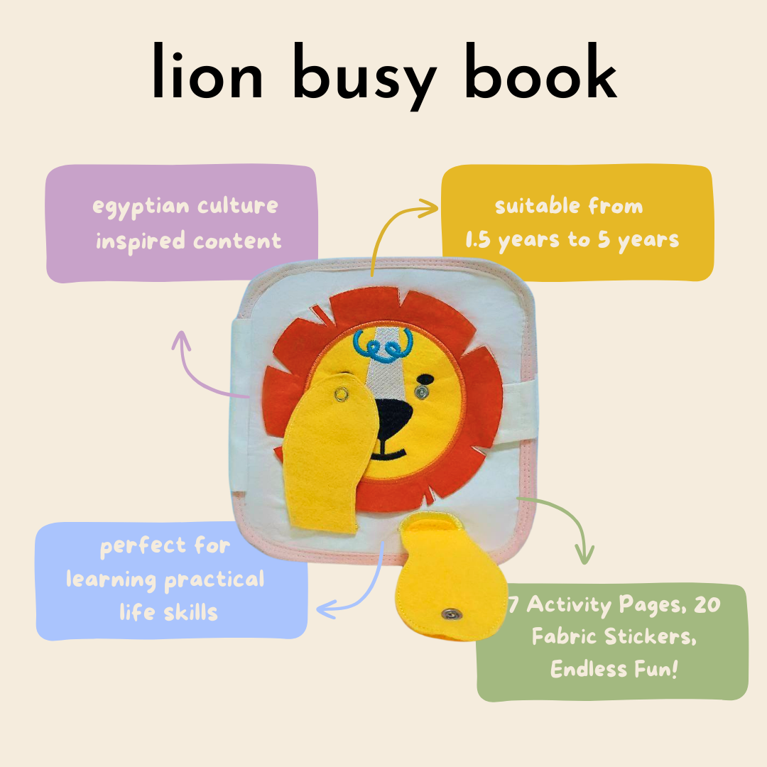 Lion Busy Book - Limited Time Offer