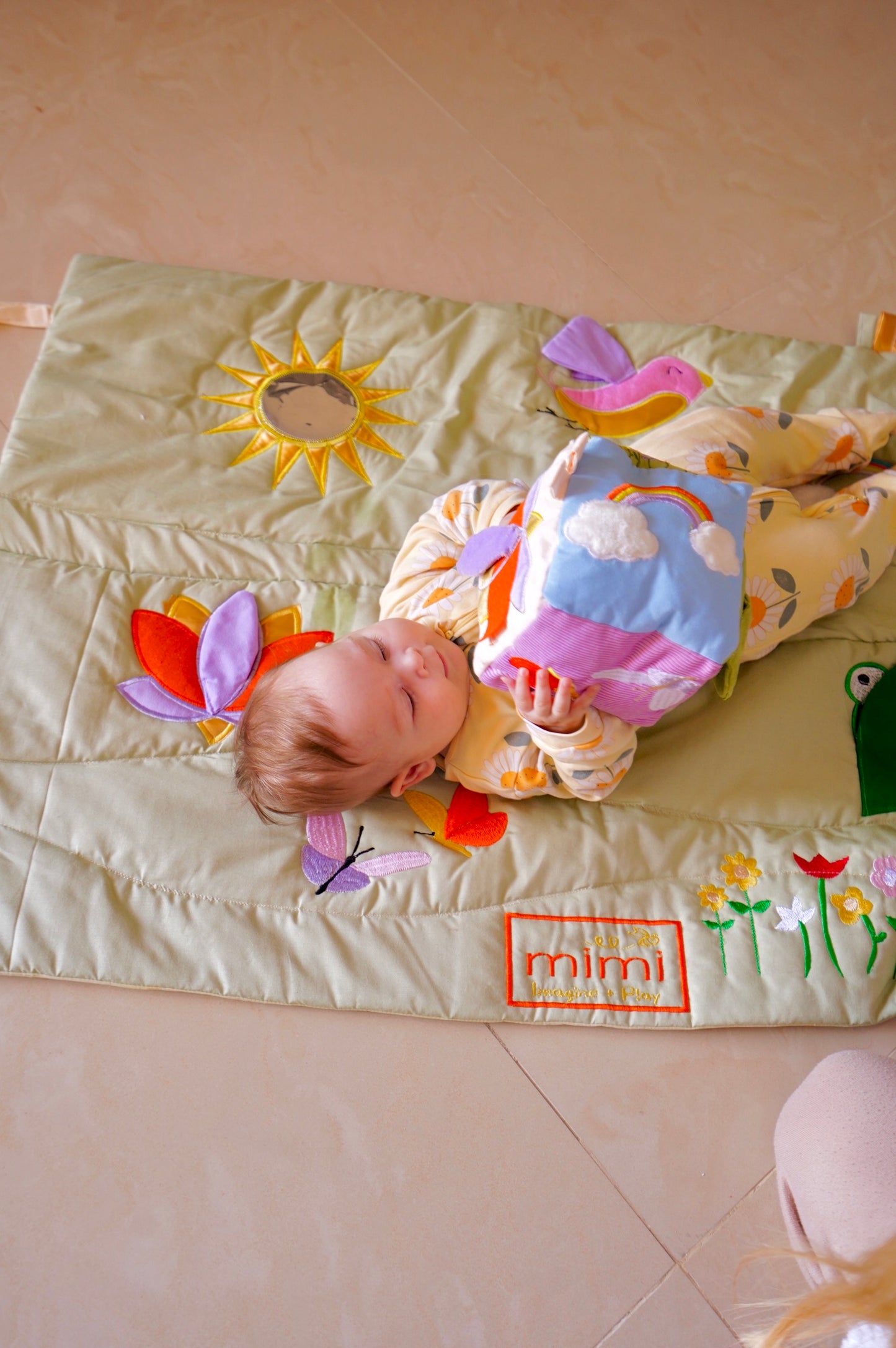 Baby’s favourite :Garden Giggles Play Mat + Cube