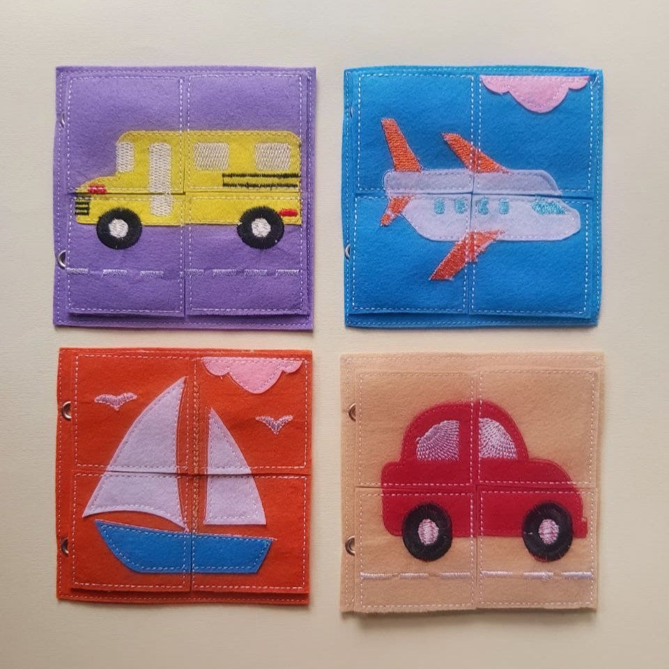 Transportation Puzzle Book