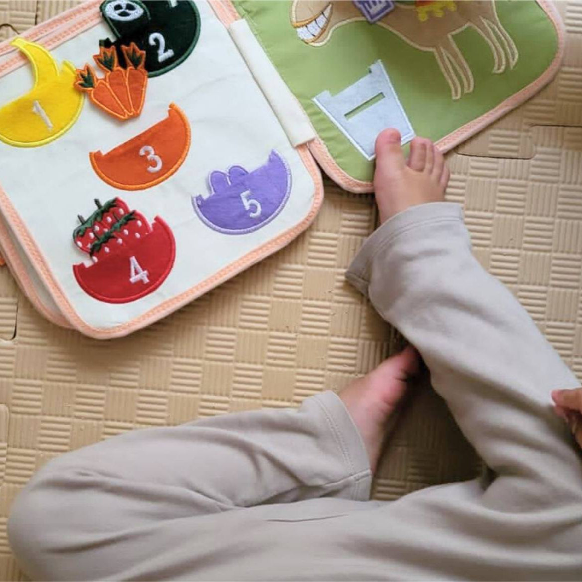 The Preschooler Birthday Gift: Lion Busy Book + Elephant Busy Book