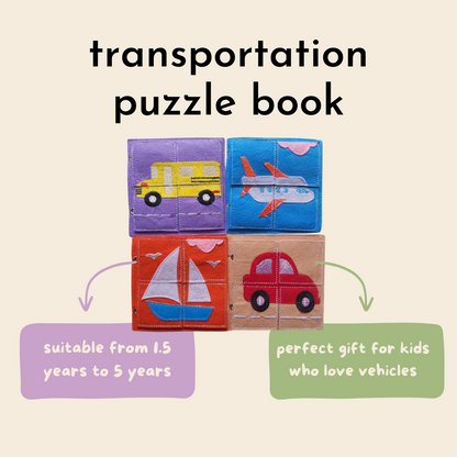 Transportation Puzzle Book