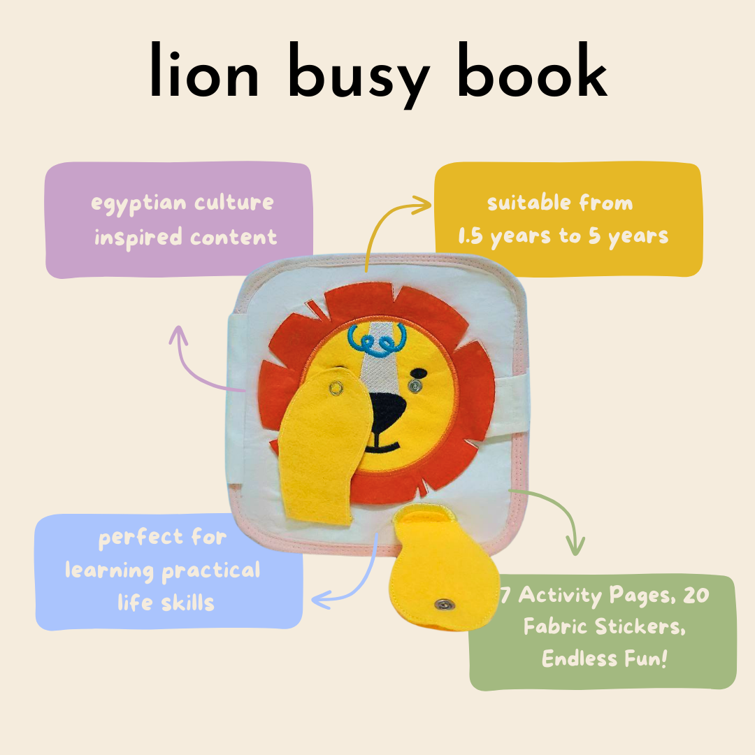 Lion Busy Book