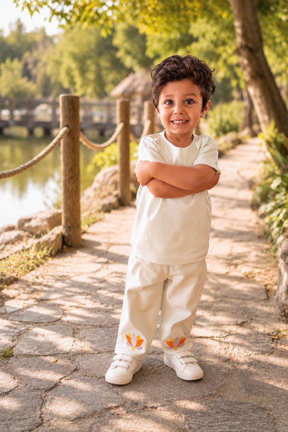 Mint Lotus Pants + T-shirt Set