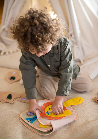 The Big Toddler Bundle: Beach Mat + Transportation Puzzle Book