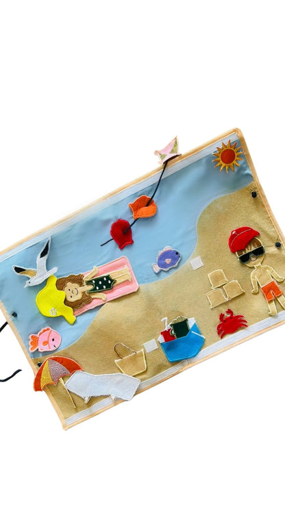 The Big Toddler Bundle: Beach Mat + Transportation Puzzle Book