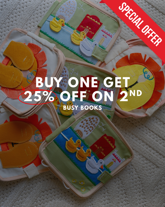 The Best Sellers: Lion Busy Book + Farm Busy Book