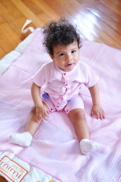 Pink Birdies Romper