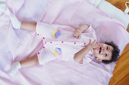 Pink Birdies Romper