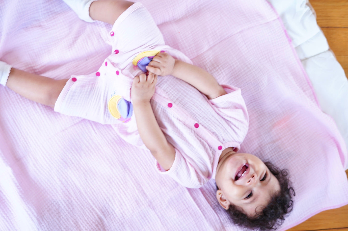 Pink Birdies Romper