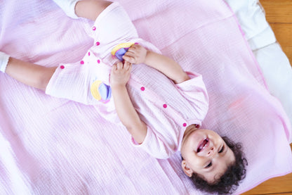 Pink Birdies Romper