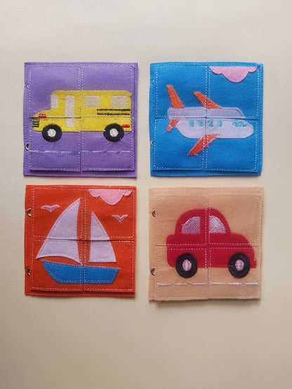 Transportation Puzzle Book