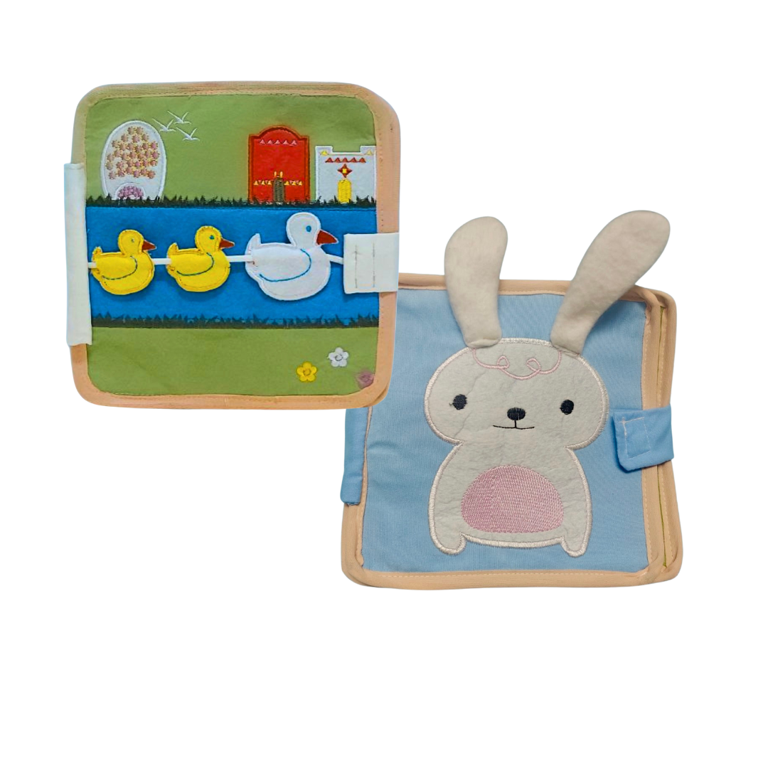 The perfect Match: Bunny Busy Book + Farm Busy Book