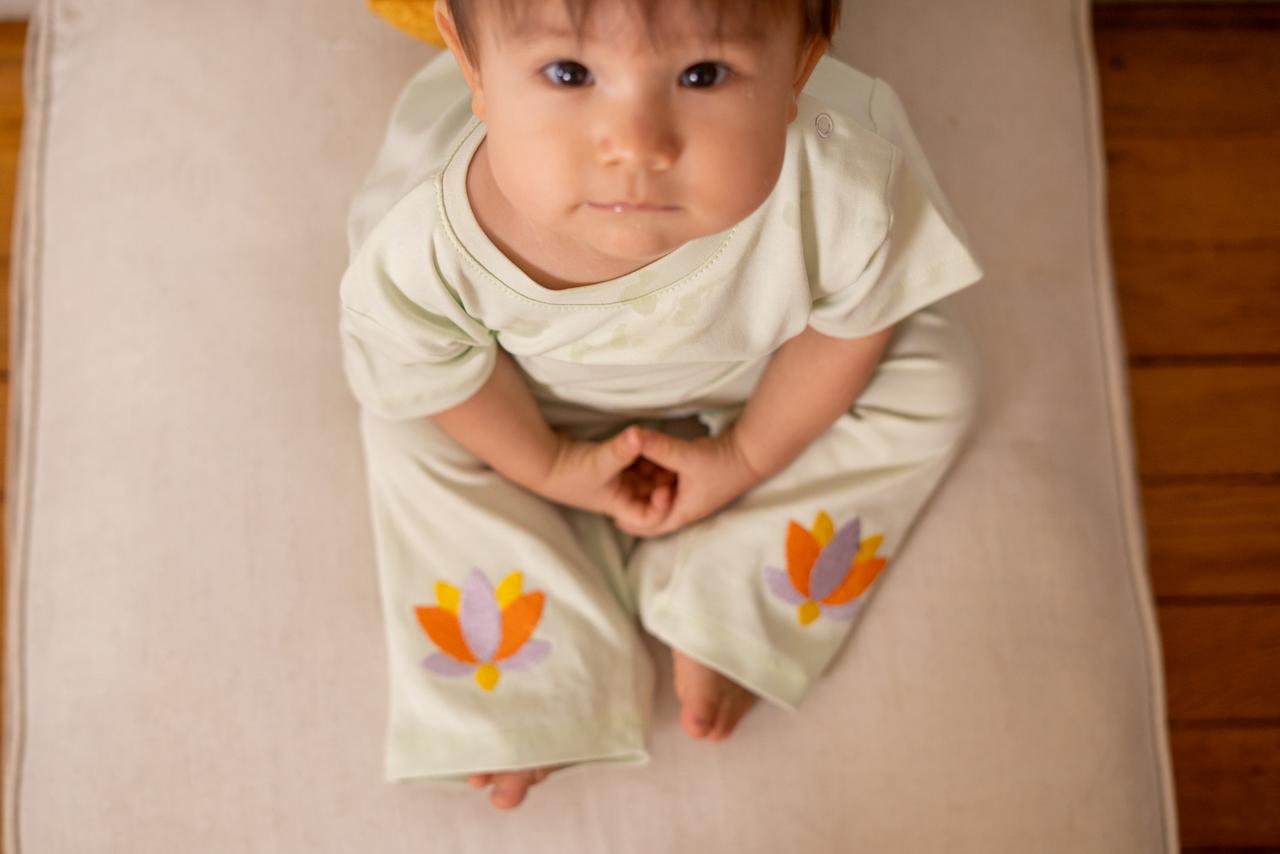 Mint Lotus Pants + T-shirt Set