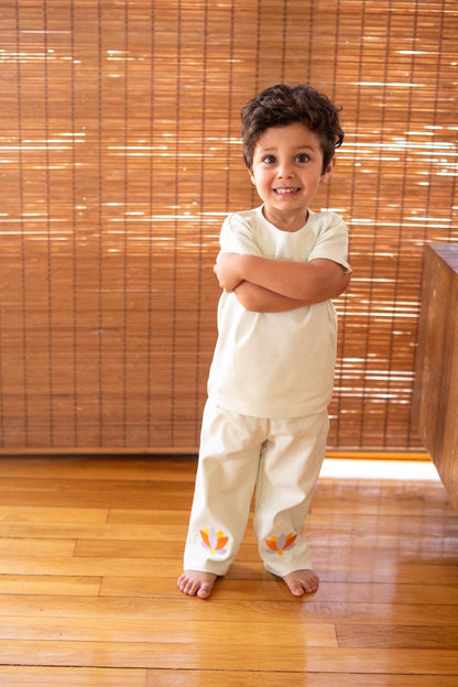 Mint Lotus Pants + T-shirt Set