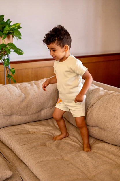 Mint Lotus Shorts + T-Shirt Set