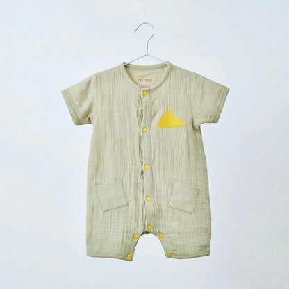 Sage Pyramids Romper