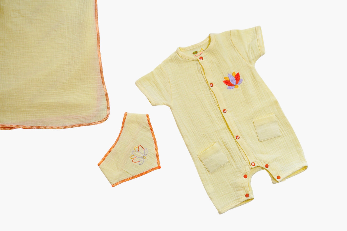 Butter Cream Lotus Romper