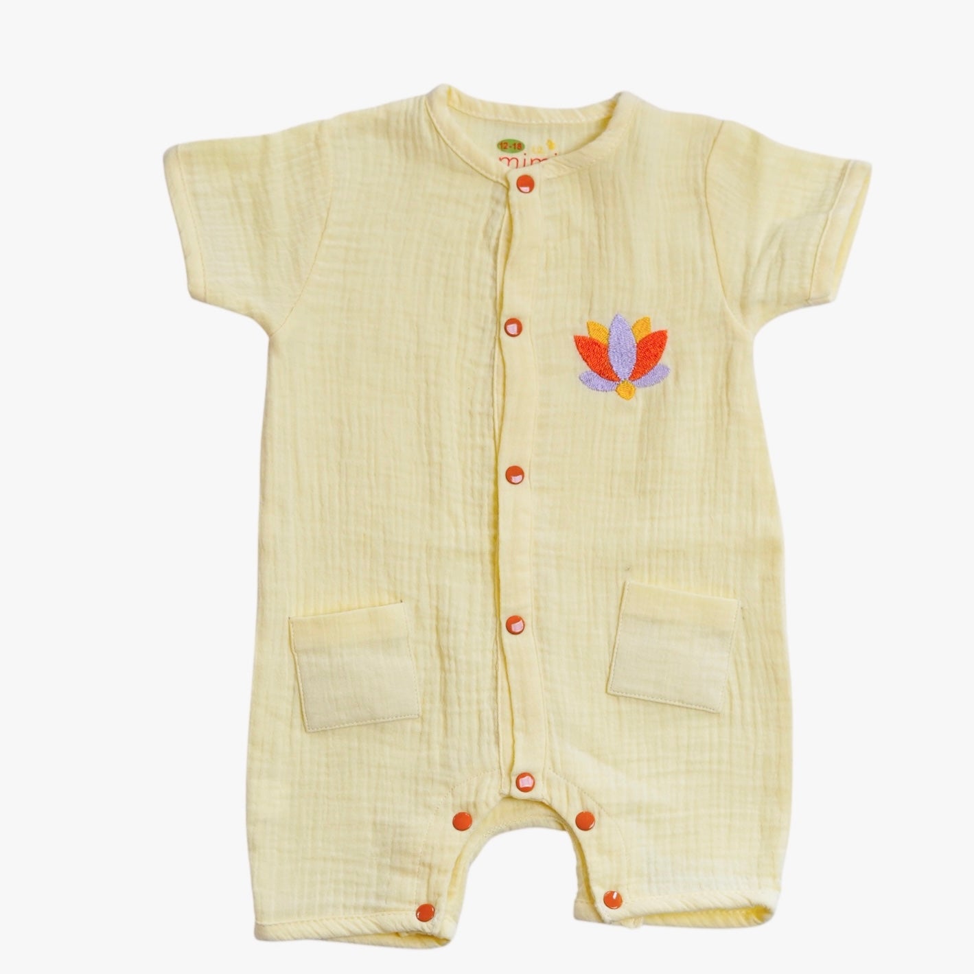Butter Cream Lotus Romper